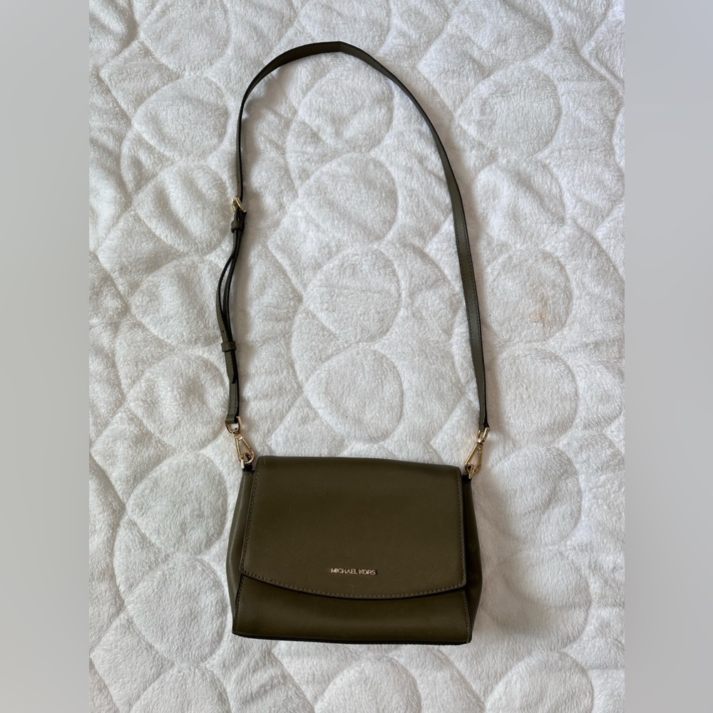 Michael Kors Olive Green Purse